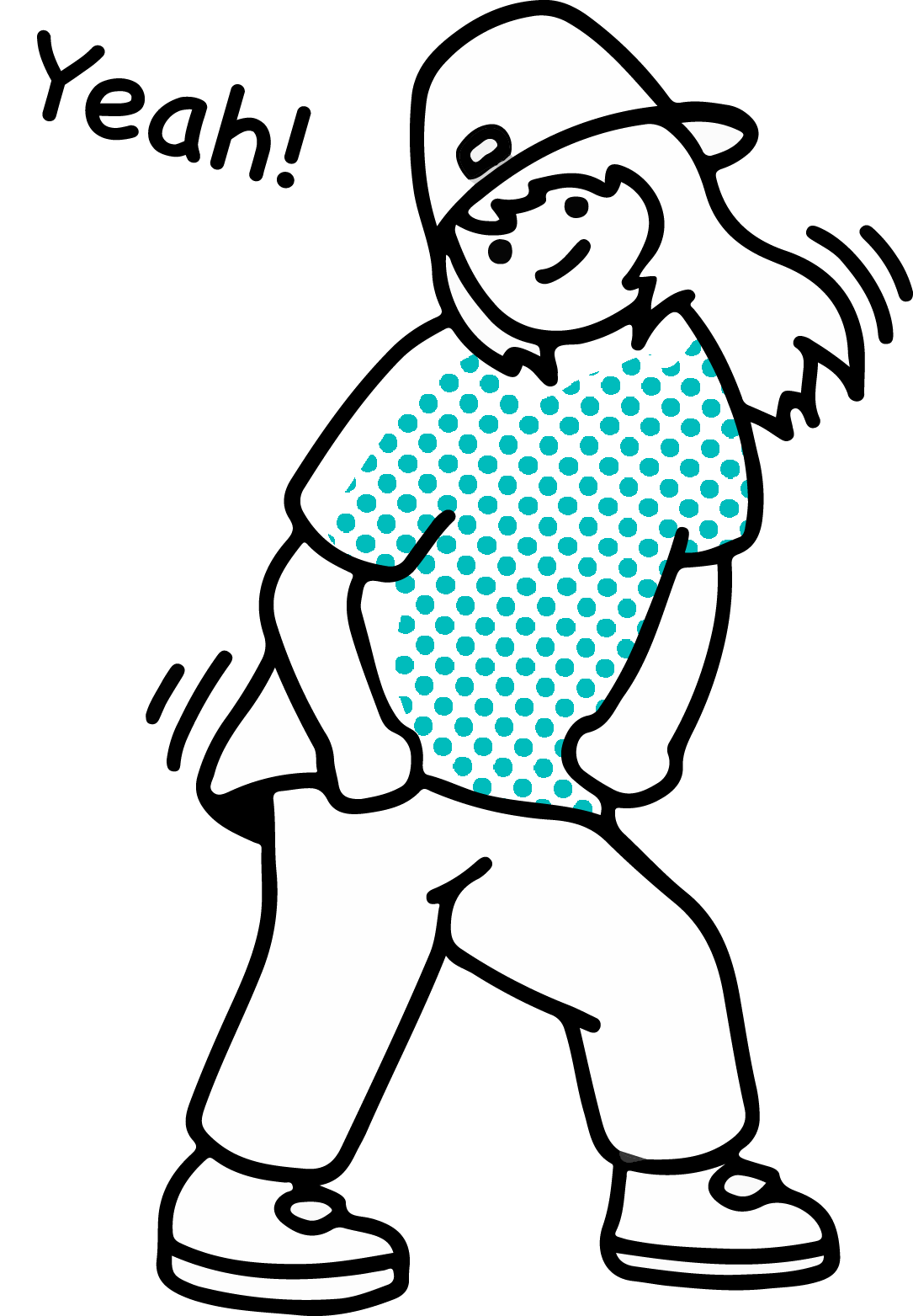 ダンスしている女の子